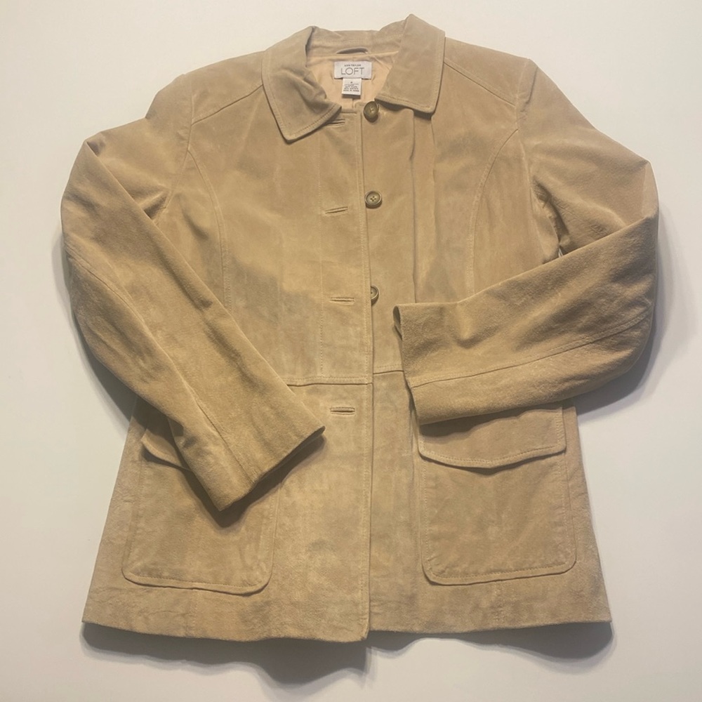 Ann Taylor LOFT Suede Blazer Size 6